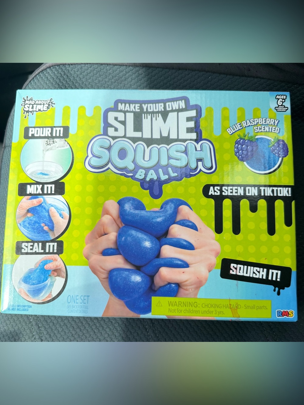 RMS Official Make your own Slime Squishy Ball - Blueberry Scented